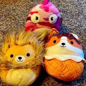 Three squishmallows